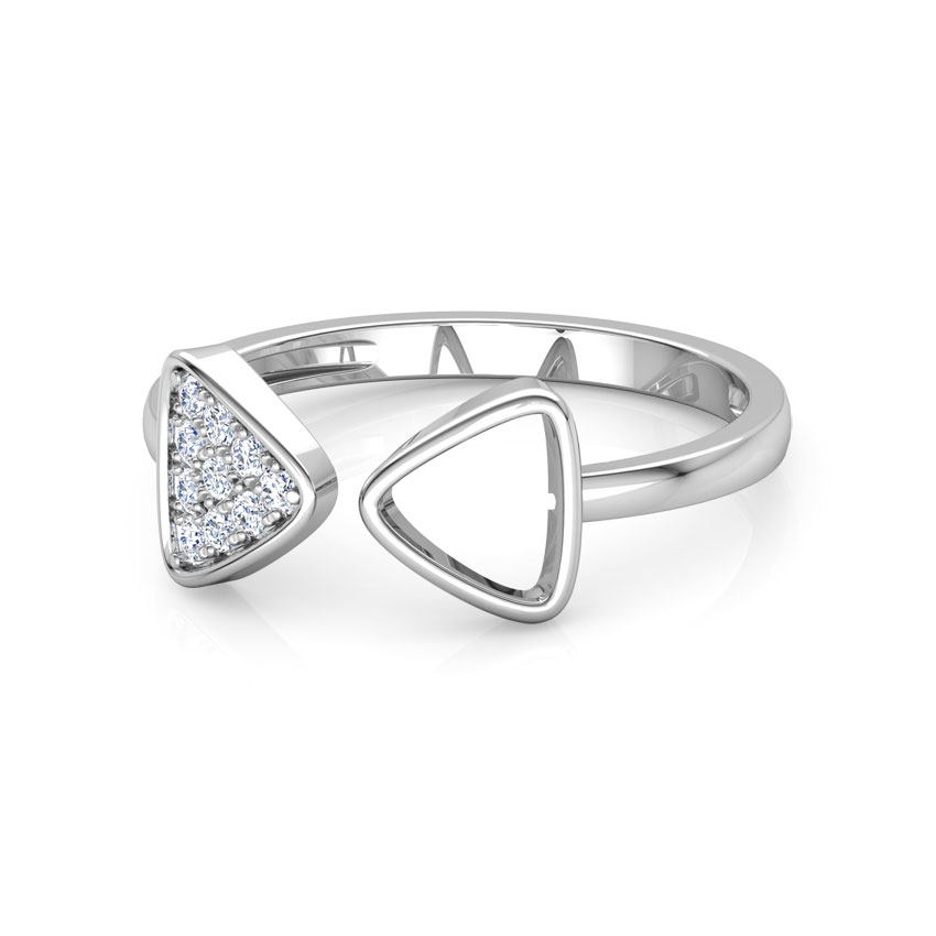 Dual Trigon Diamond Ring Dual Trigon Diamond Ring