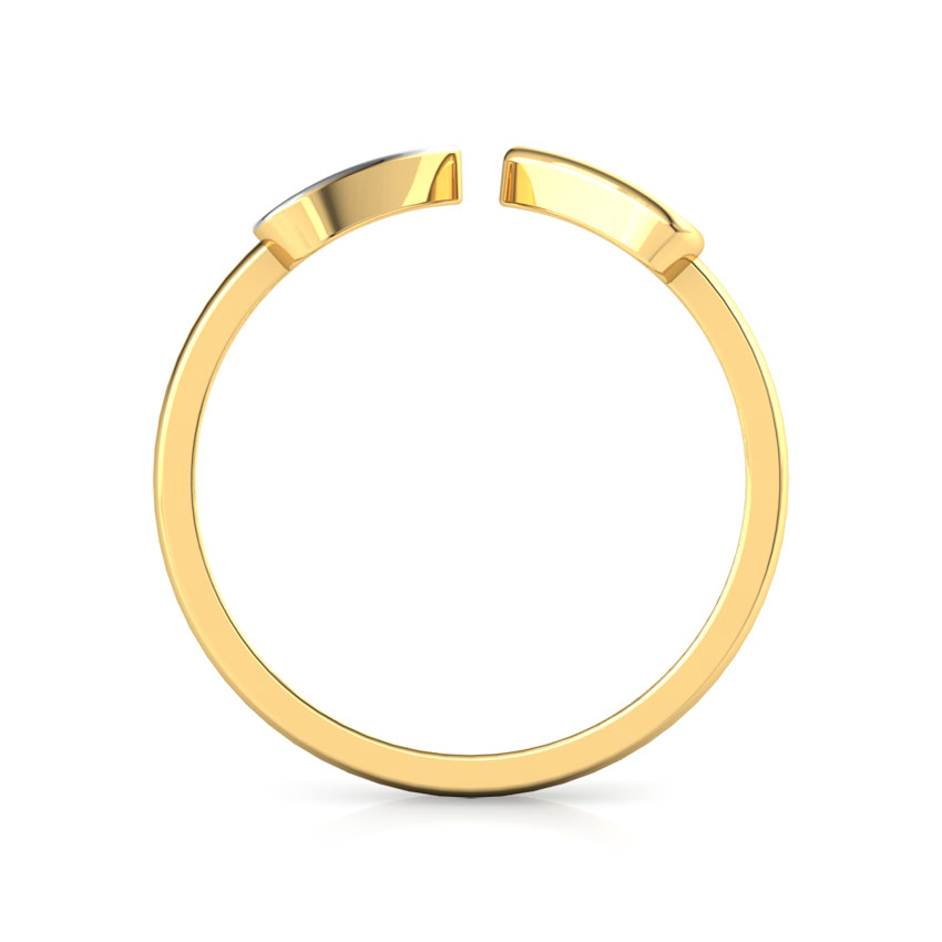 Dual Trigon Diamond Ring
