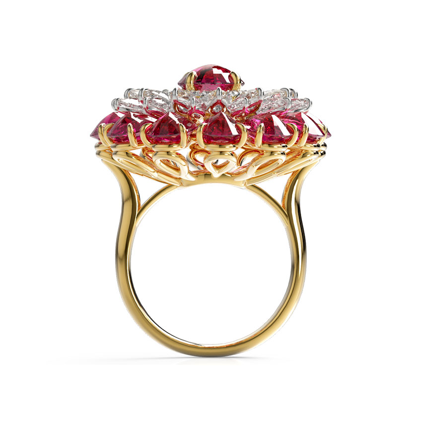 Gul Bloom Diamond Ring