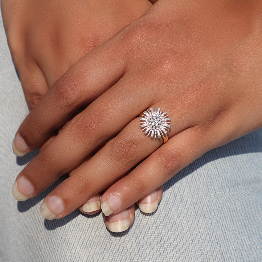 Diamond Burst Cocktail Ring Diamond Burst Cocktail Ring