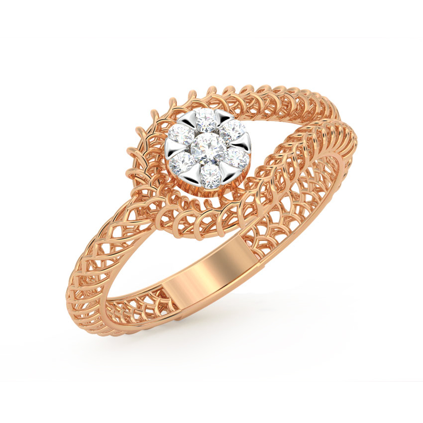 Interloop Mesh Diamond Ring Interloop Mesh Diamond Ring