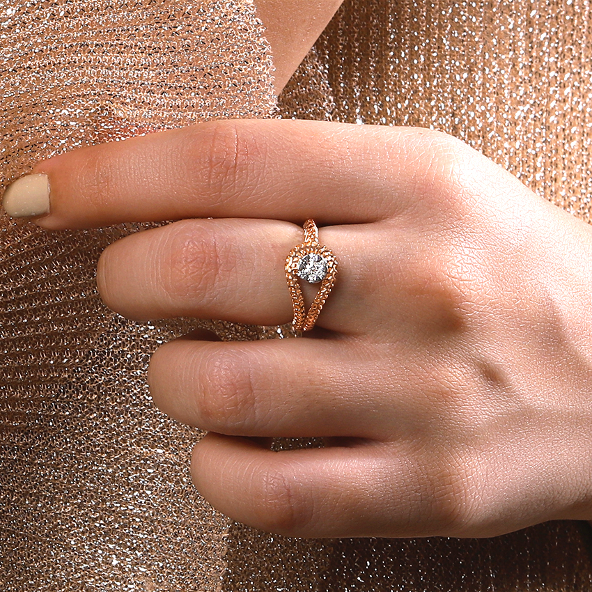 Interloop Mesh Diamond Ring Interloop Mesh Diamond Ring