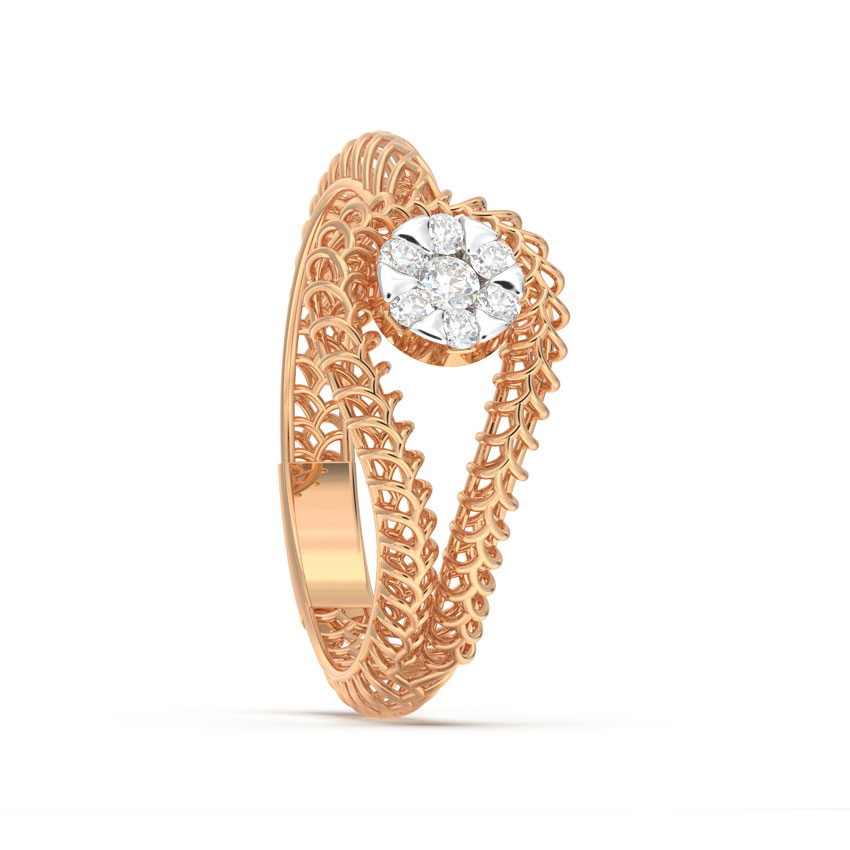 Interloop Mesh Diamond Ring Interloop Mesh Diamond Ring