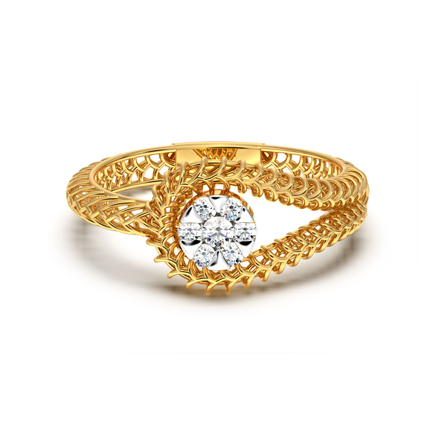 Interloop Mesh Diamond Ring Interloop Mesh Diamond Ring