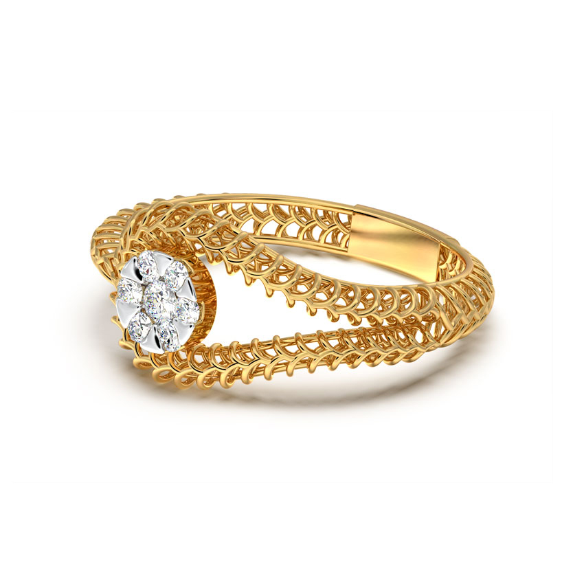 Interloop Mesh Diamond Ring Interloop Mesh Diamond Ring
