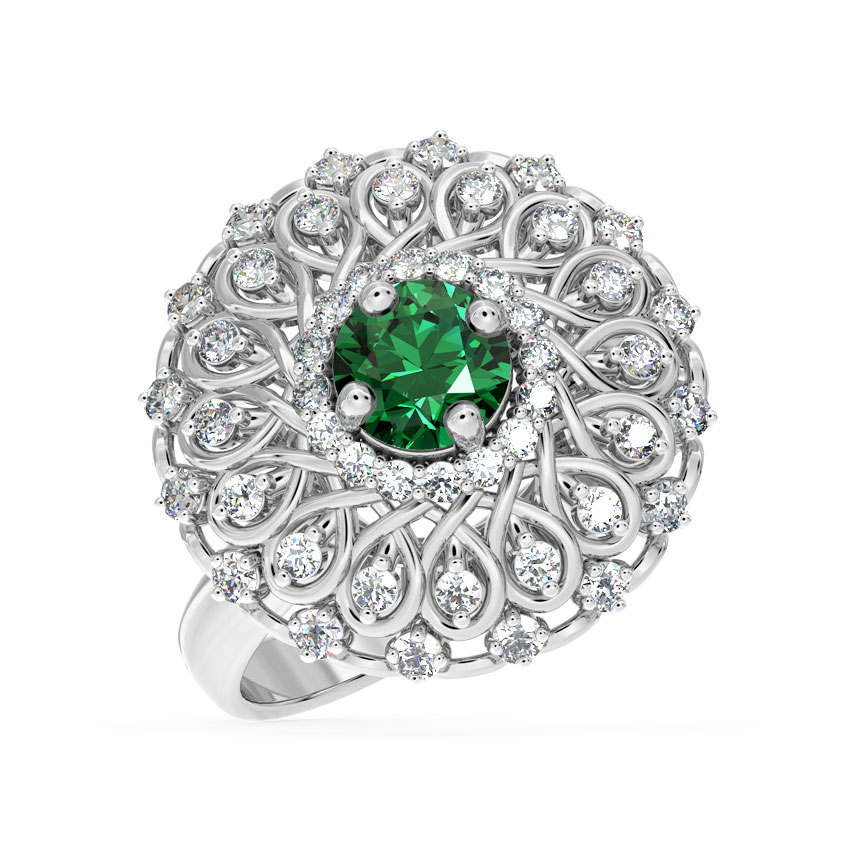 Ornate Cocktail Ring