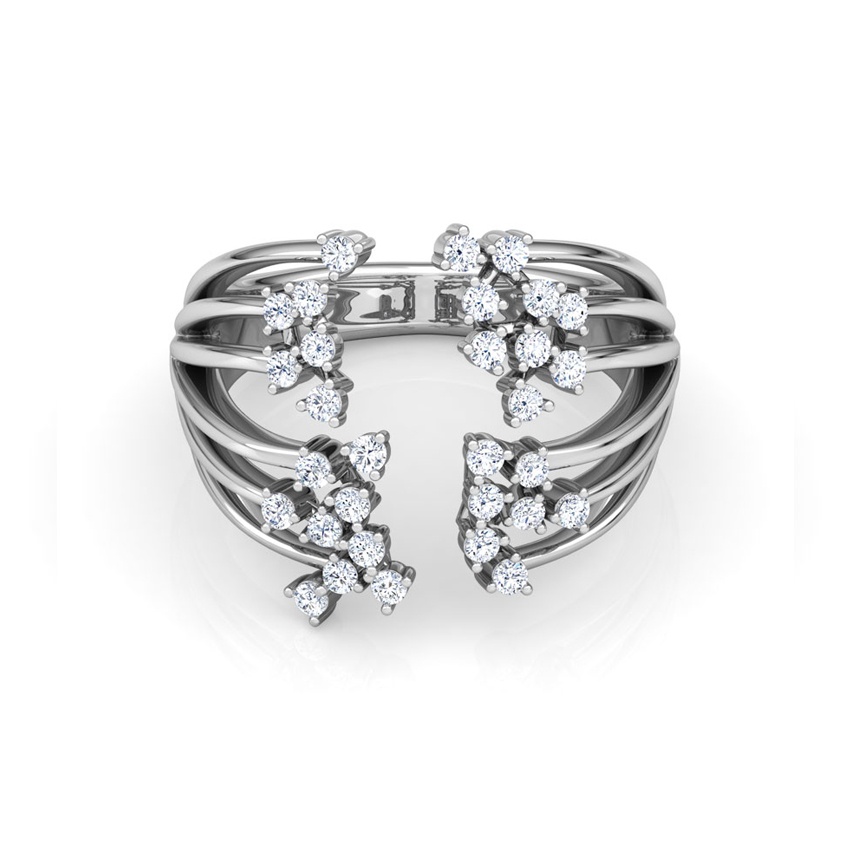 Swing Cluster Diamond Ring