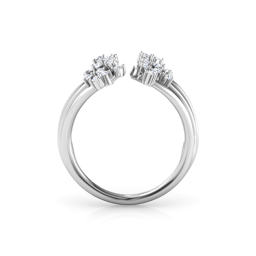 Swing Cluster Diamond Ring