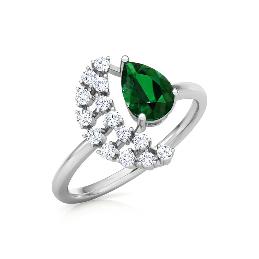 Azura Interlinked Diamond Ring Jewellery India Online - CaratLane.com