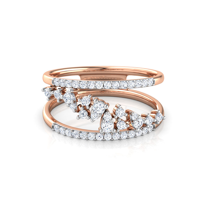 Skew Cluster Diamond Ring Skew Cluster Diamond Ring