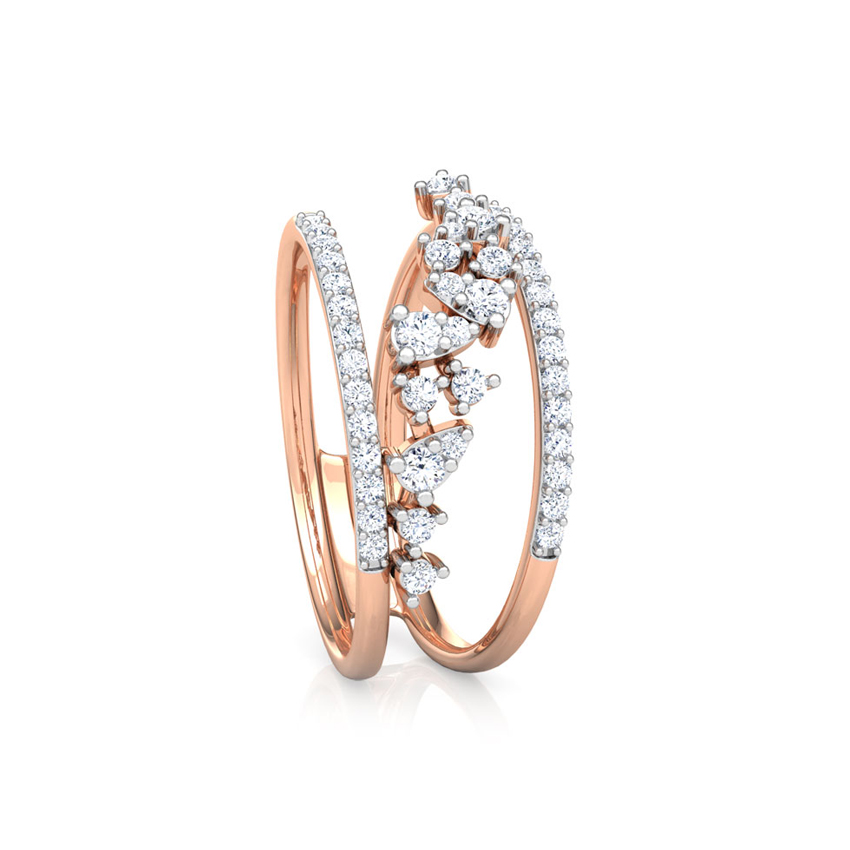 Skew Cluster Diamond Ring Skew Cluster Diamond Ring