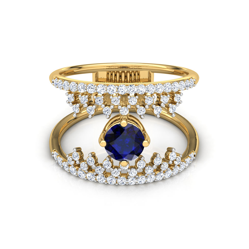 Crown Azure Diamond Ring Crown Azure Diamond Ring
