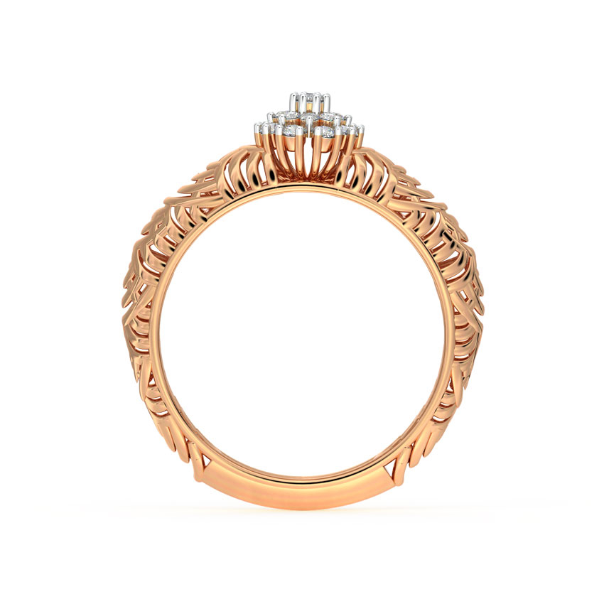 Rays Mesh Diamond Ring