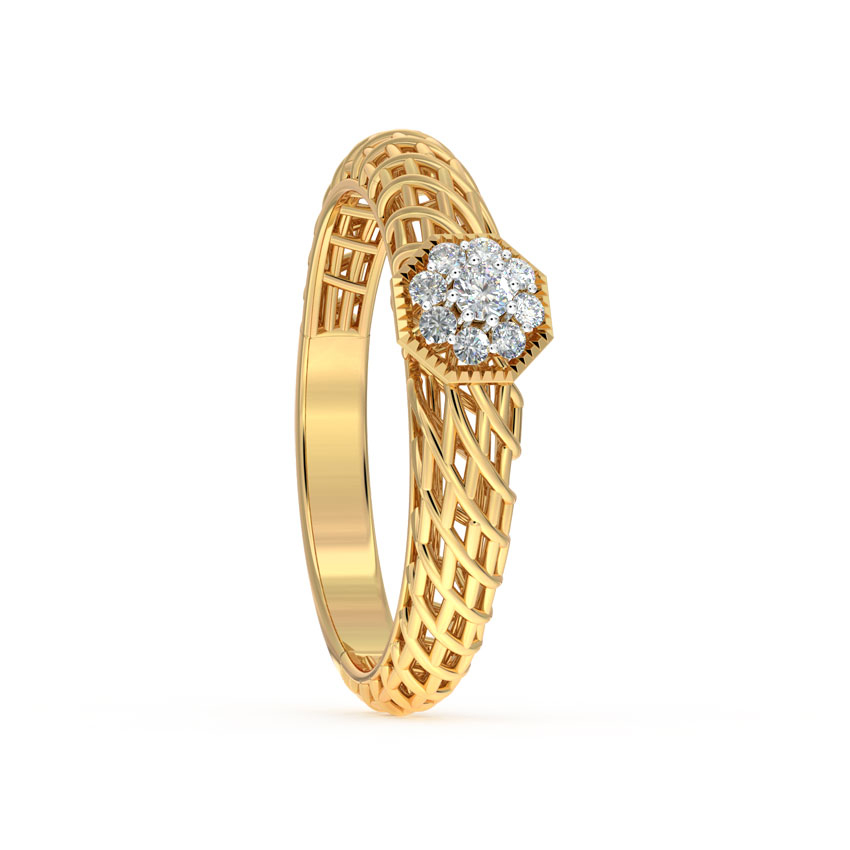 Hex Mesh Diamond Ring Hex Mesh Diamond Ring