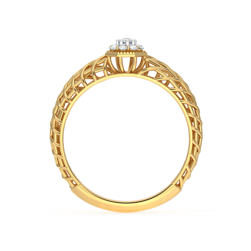 Hex Mesh Diamond Ring Hex Mesh Diamond Ring