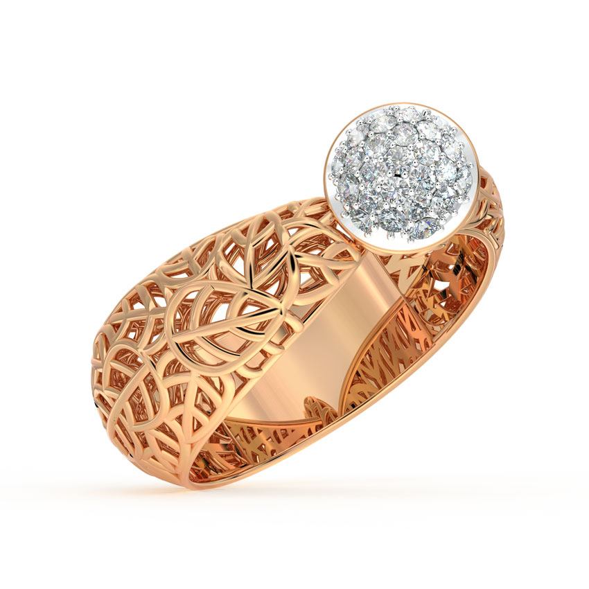 Leaves Mesh Ring