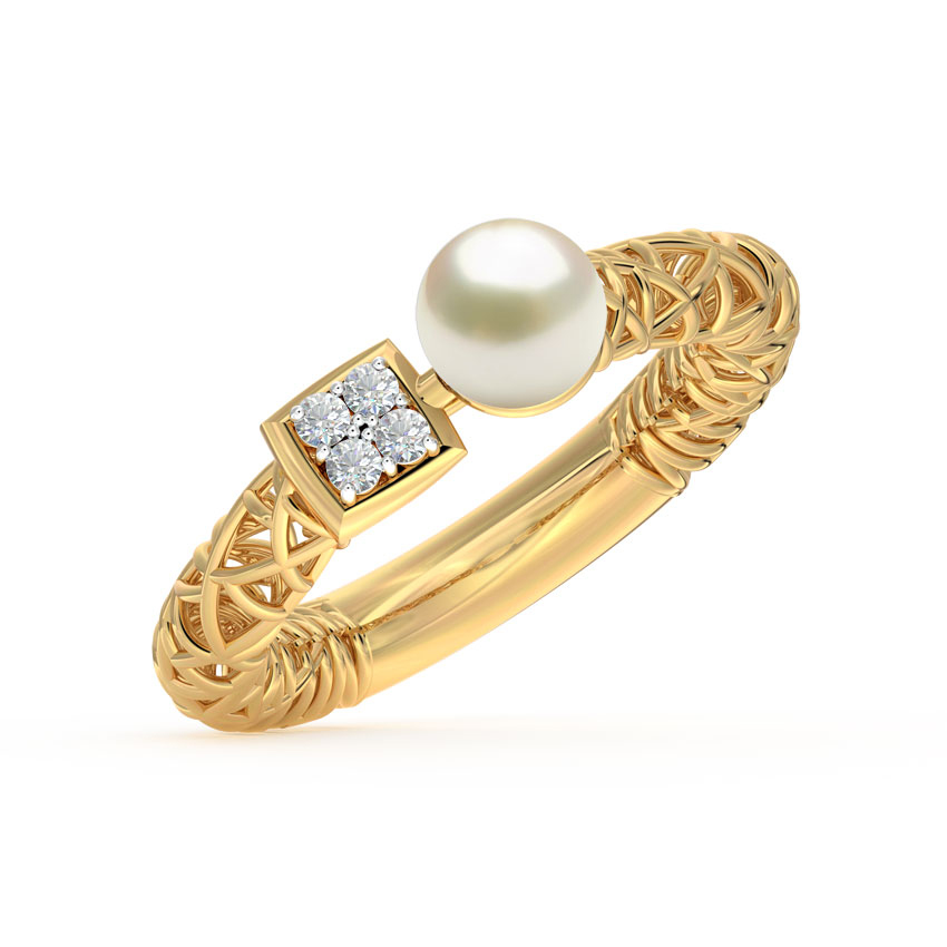 Pearl Mesh Ring