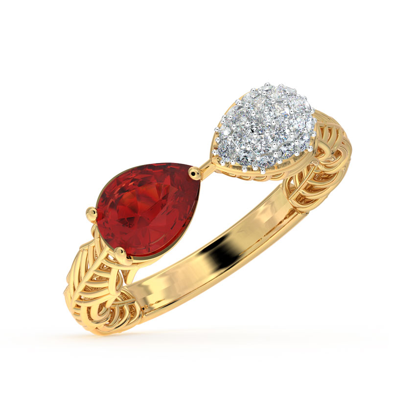 Pear Mesh Ring