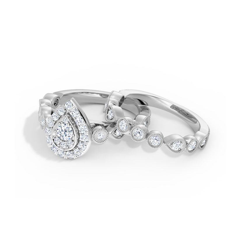 Brilliance Diamond Bridal Ring Set
