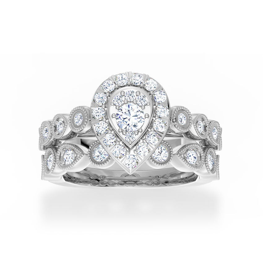 Brilliance Diamond Bridal Ring Set