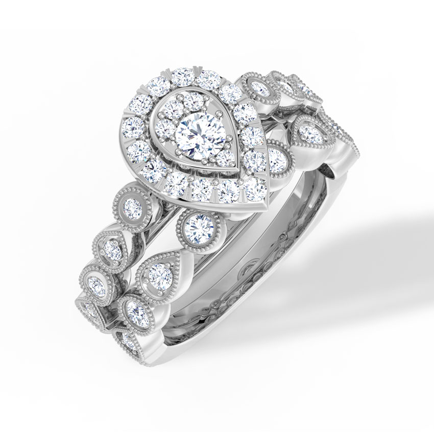 Brilliance Diamond Bridal Ring Set