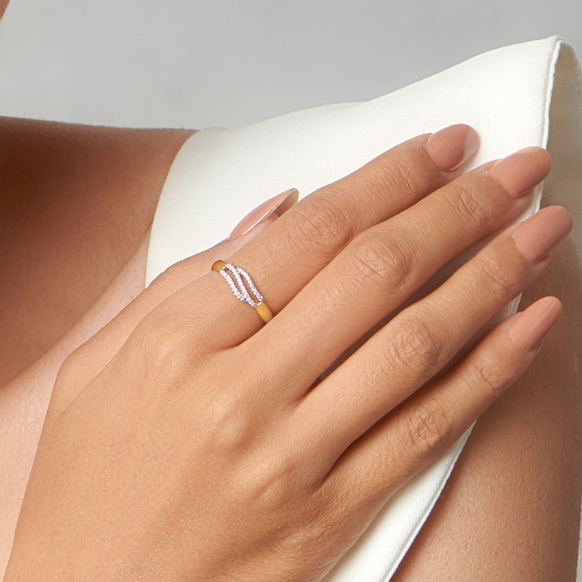 Chirpy Waves Diamond Ring Chirpy Waves Diamond Ring