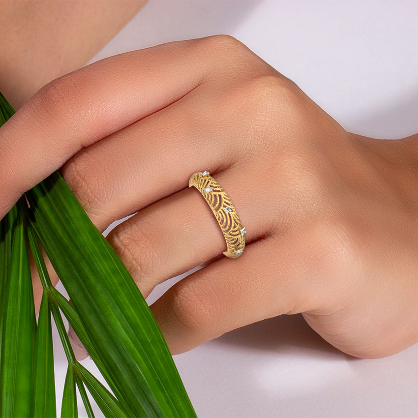 Array Lattice Diamond Ring