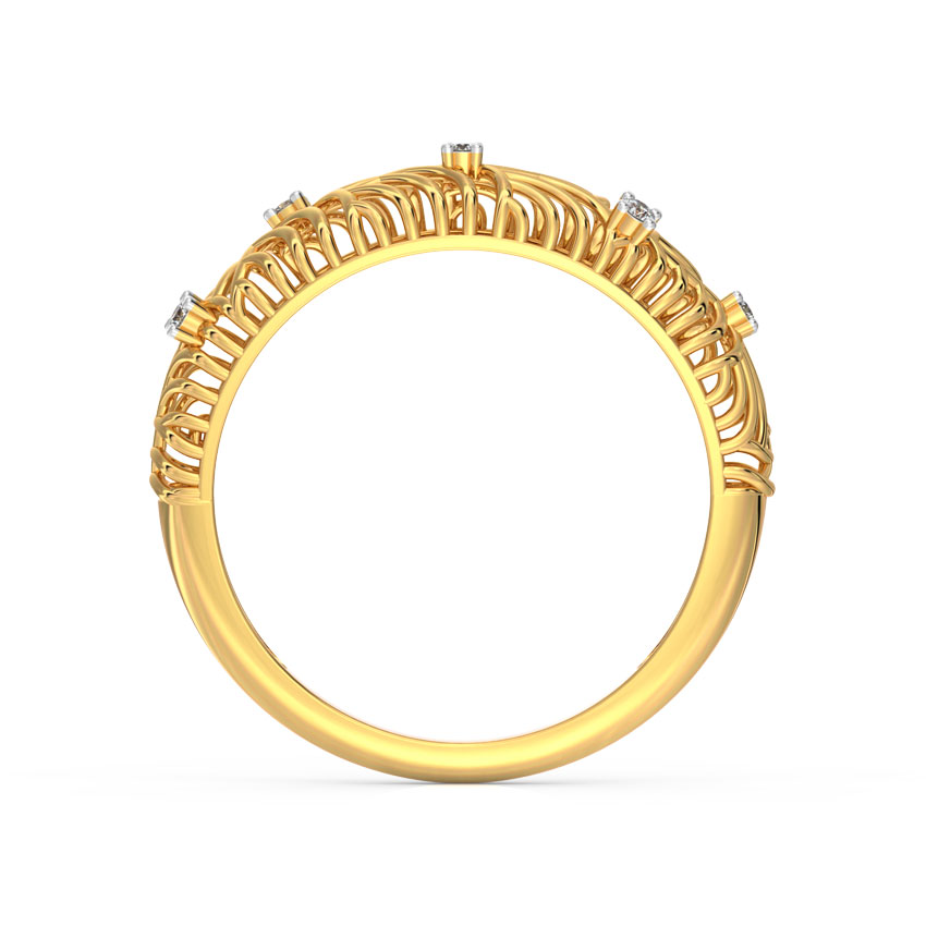 Array Lattice Diamond Ring