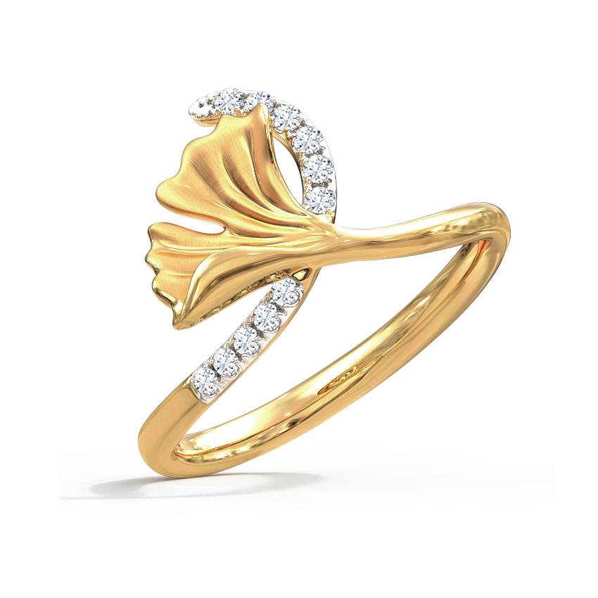 Pretty Ginkgo Ring
