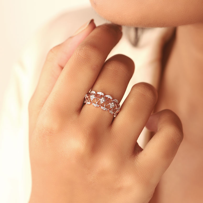 Abigail Dome Diamond Band Abigail Dome Diamond Band