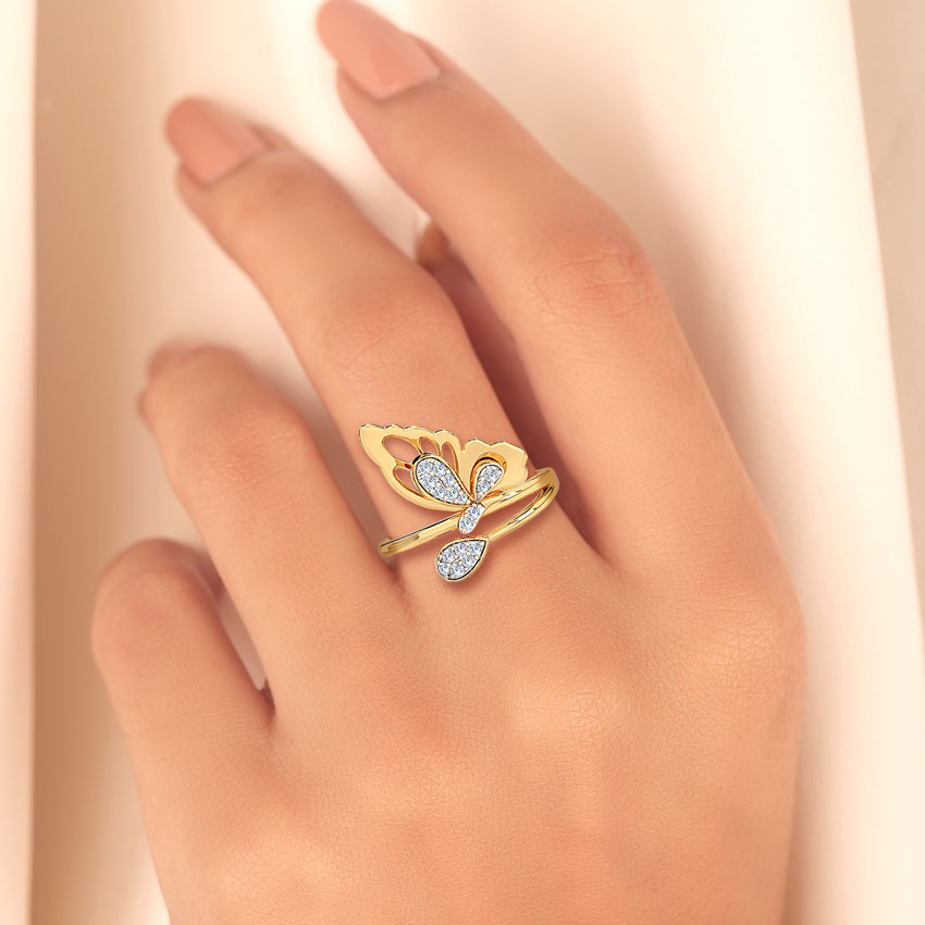 Dazzling Flutter Diamond Ring Dazzling Flutter Diamond Ring
