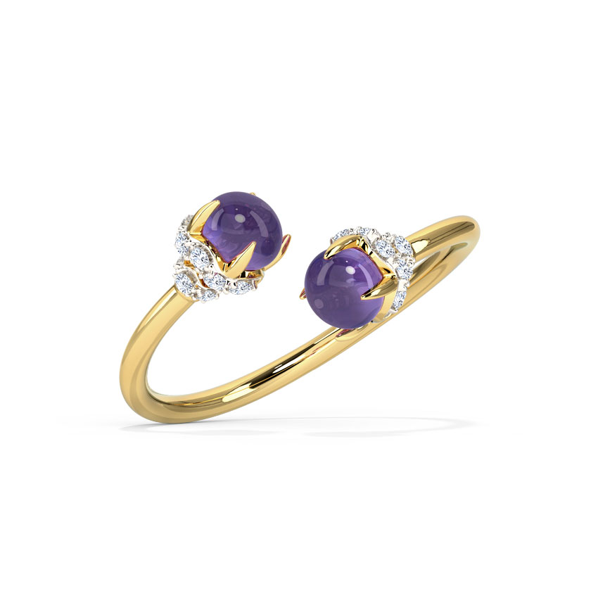 Plum Glow Ring
