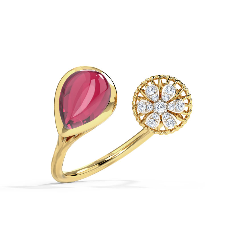 Scarlet Bloom Ring