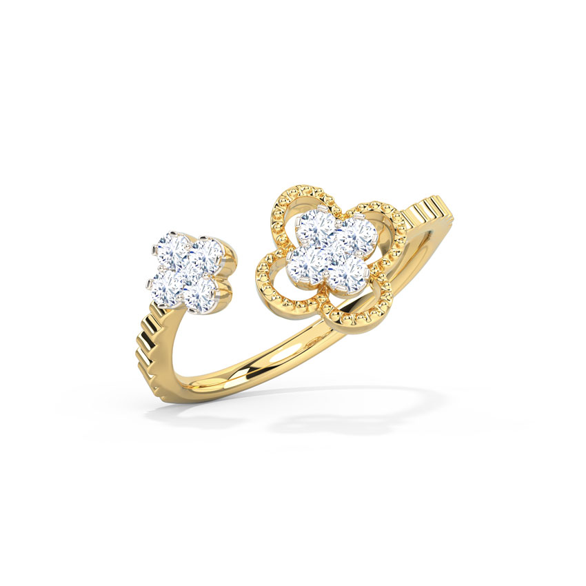 Ornate Clover Diamond Ring Ornate Clover Diamond Ring