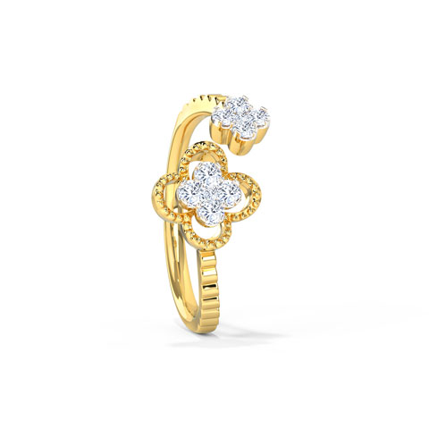 Ornate Clover Diamond Ring Ornate Clover Diamond Ring