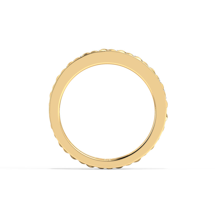 Intricate Mesh Diamond Band