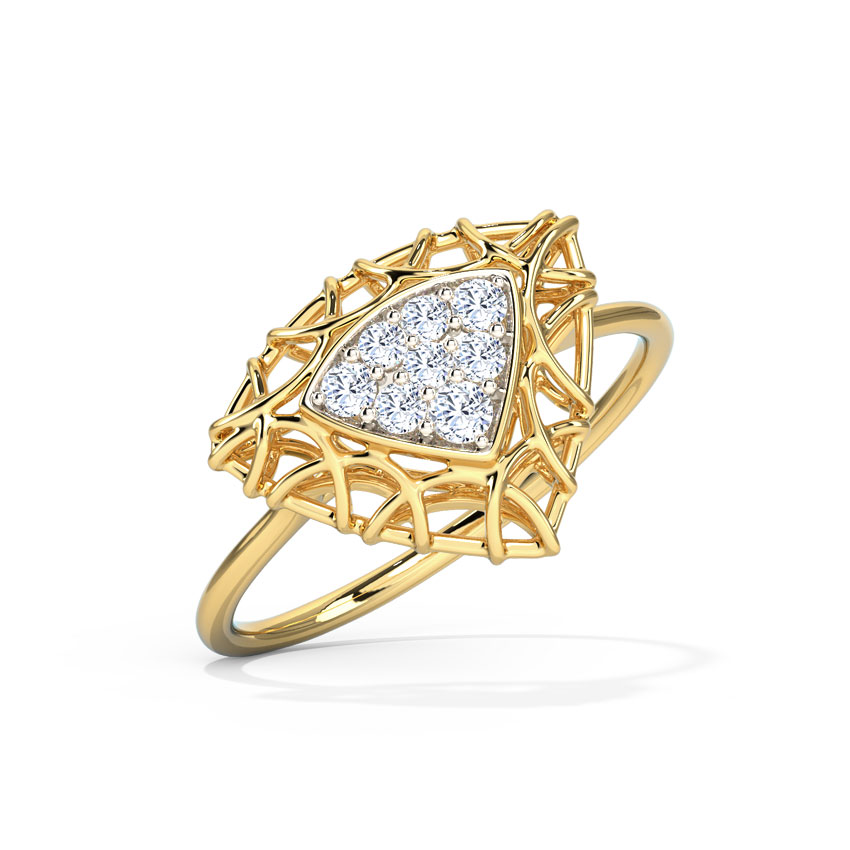 Trinity Mesh Ring
