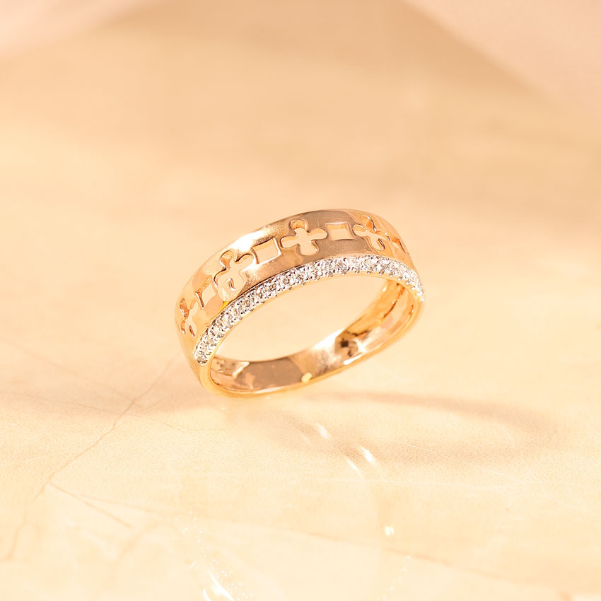 Jigsaw Cutout Diamond Band Jigsaw Cutout Diamond Band