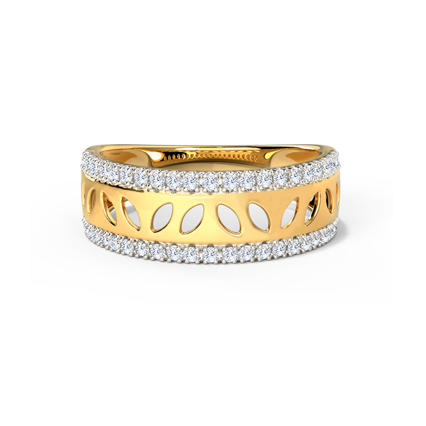 Petals Cutout Diamond Band Petals Cutout Diamond Band