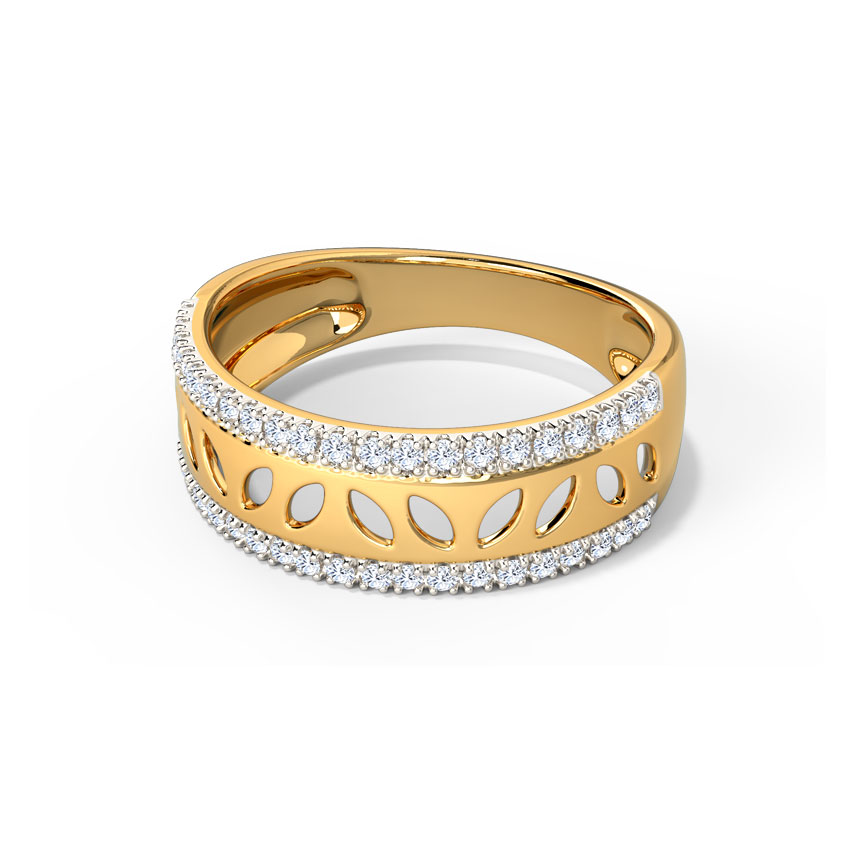 Petals Cutout Diamond Band Petals Cutout Diamond Band