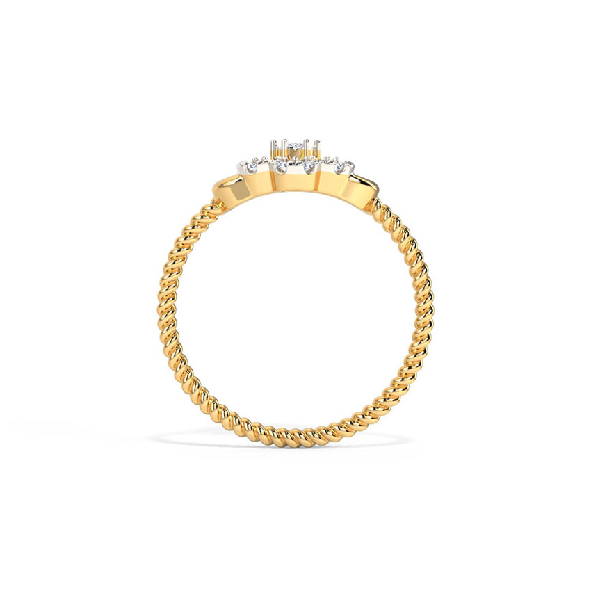 Delicate Blossom Diamond Ring