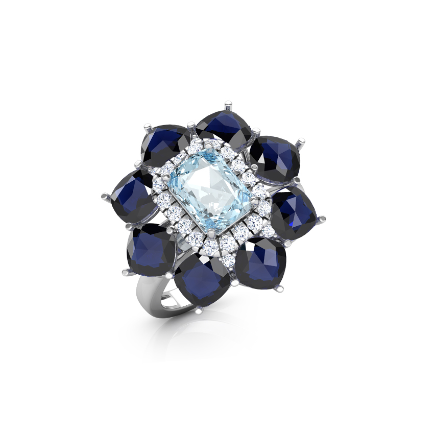 Zia Floret Ring