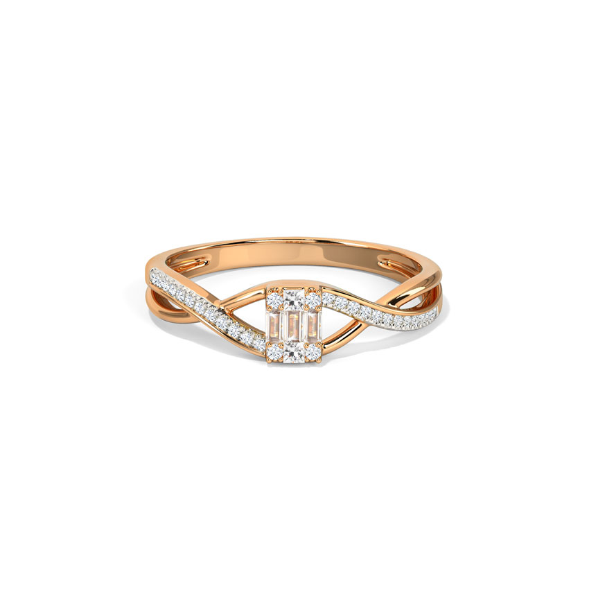 Encased Sparkle Diamond Ring