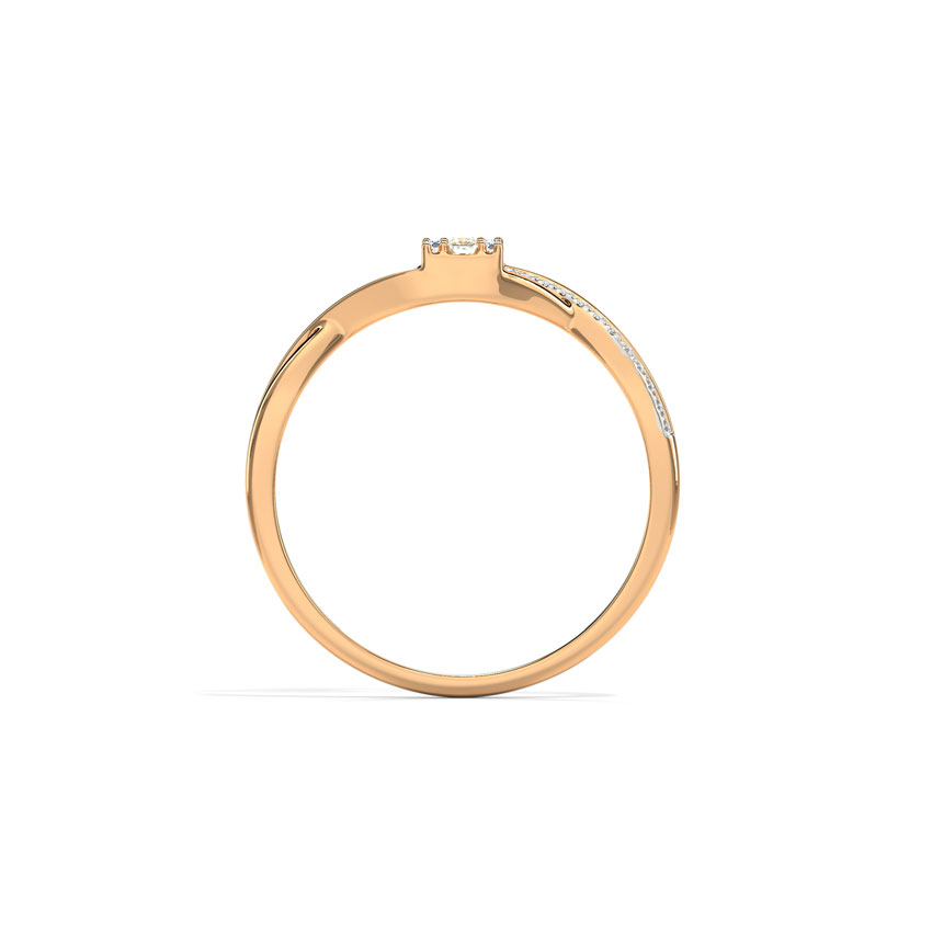 Encased Sparkle Diamond Ring