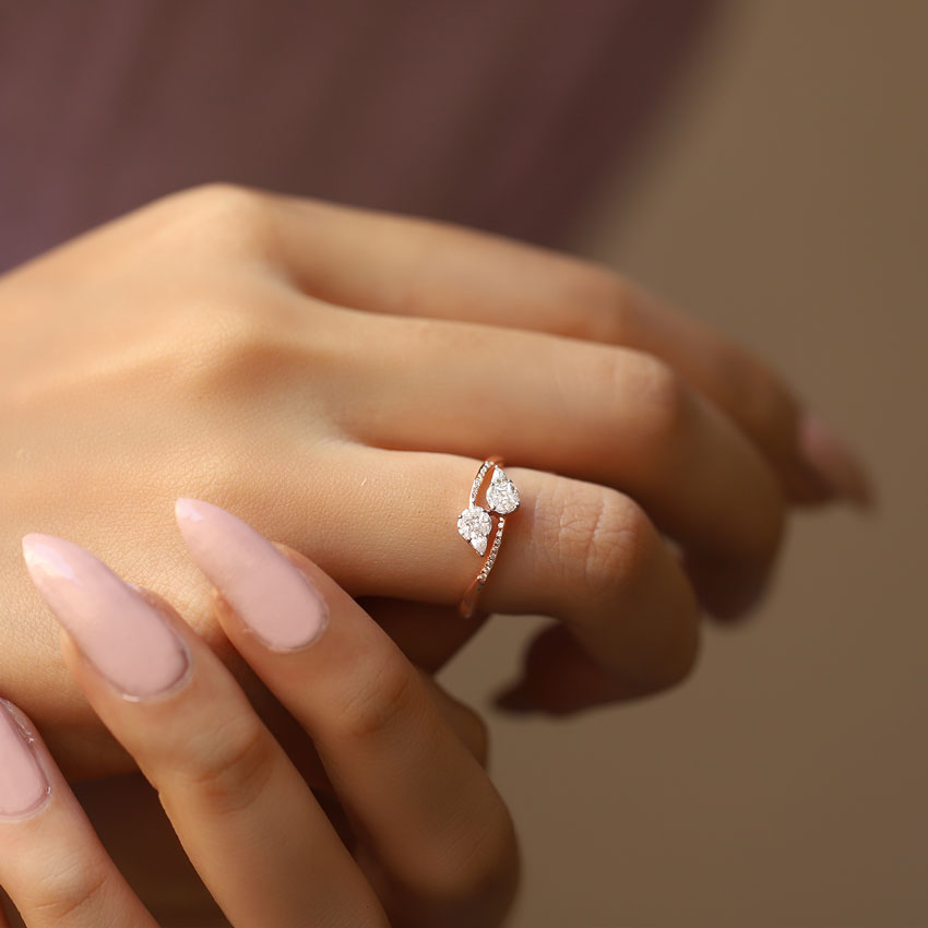 Winsome Drop Diamond Ring