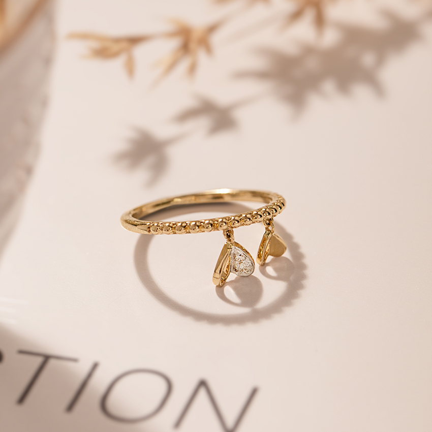 Joyous Hearts Diamond Ring