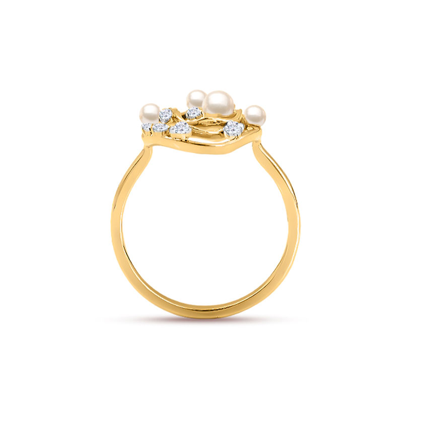 Pearl Swirl Diamond Ring Pearl Swirl Diamond Ring