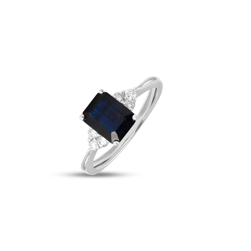 Diamond,Gemstone Rings 18 Karat Rose Gold Linda Diamond Ring