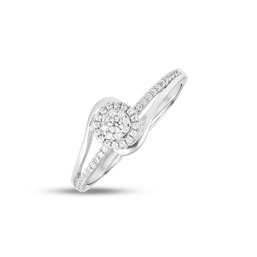 Diamond Rings 14 Karat White Gold Myra Diamond Ring