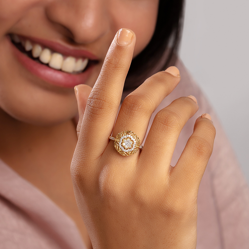 Grandeur Mesh Diamond Ring